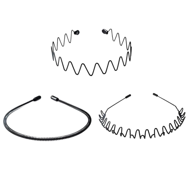 Porcini-Set de 3 Diadema para Lavado de Cara de Aleación varios diseños