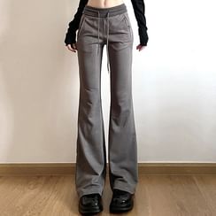 Rosesand - Low Rise Striped Loose-Fit Wide-Leg Sweatpants