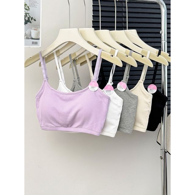 Lemongrass-Plain Bralette in 5 Colors