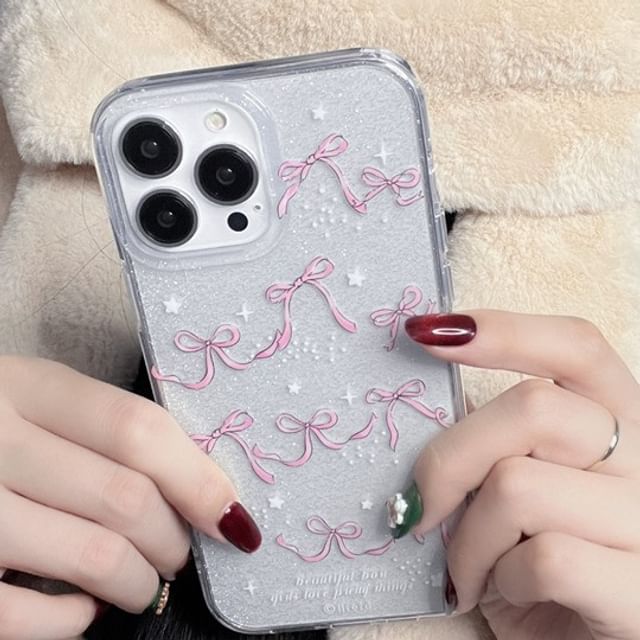 Hachi - Bow Glitter Phone Case - iPhone 15 Pro Max / 15 Pro / 15 Plus / 15 / 14 Pro Max / 14 Pro / 14 Plus / 14 / 13 Pro Max / 13 Pro / 13 / 13 mini / 12 Pro Max / 12 Pro / 12 / 12 mini / 11 Pro Max / 11 Pro / 11 | YesStyle Hachi - Bow Glitter Phone Case - iPhone 15 Pro Max / 15 Pro / 15 Plus / 15 / 14 Pro Max / 14 Pro / 14 Plus / 14 / 13 Pro Max / 13 Pro / 13 / 13 mini / 12 Pro Max / 12 Pro / 12 / 12 mini / 11 Pro Max / 11 Pro / 11 | YesStyle