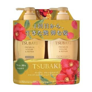 Shiseido - Tsubaki Premium Volume & Repair Shampoo & Conditioner Set