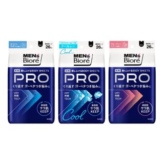Kao - Men's Biore Face & Body Sheets PRO
