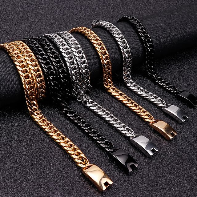 Tenri-Plain Chain Necklace Bracelet