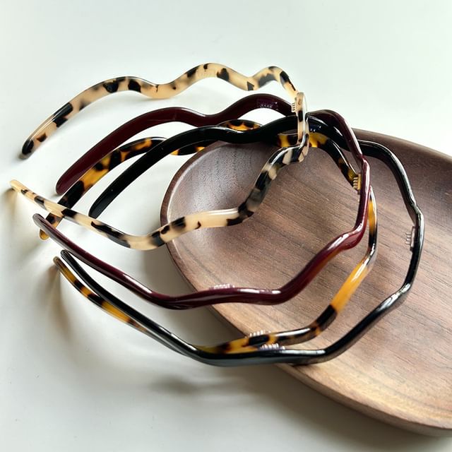 Sesori-Wavy Acetate Headband Various Designs