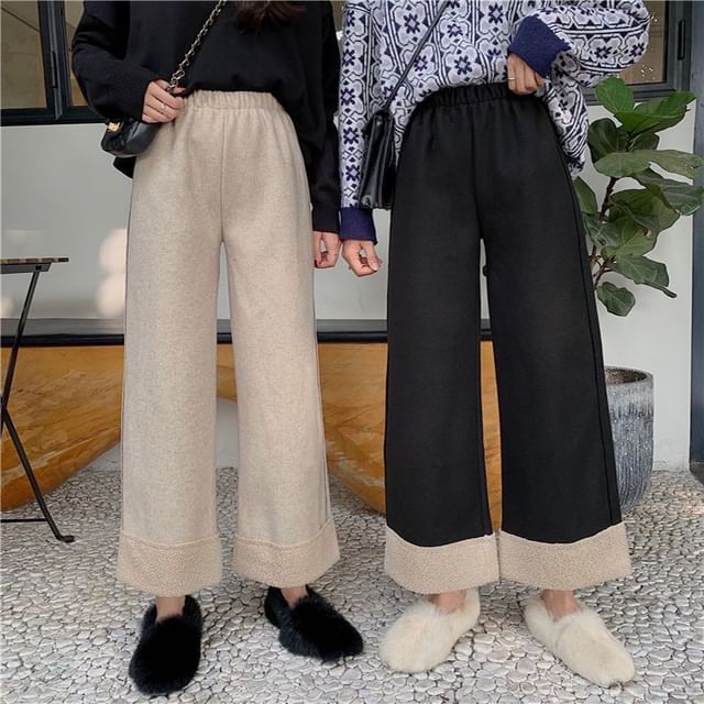 Sisyphi-High Rise Wide Leg Pants