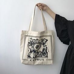 TangTangBags - 印花帆布購物袋 TangTangBags - 印花帆布購物袋