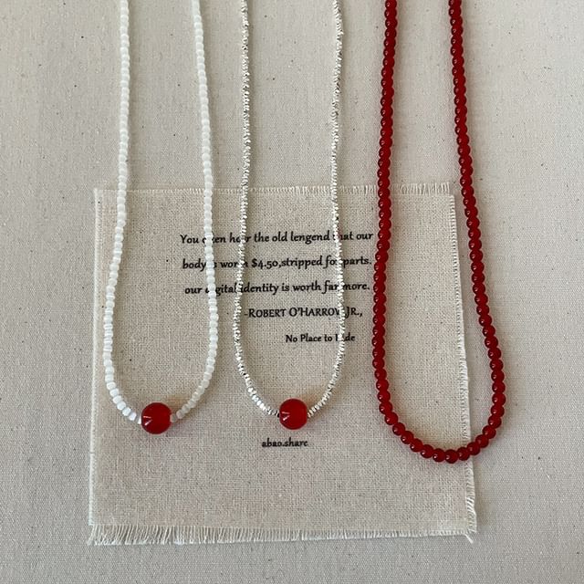 Panda Dama-Bead Necklace