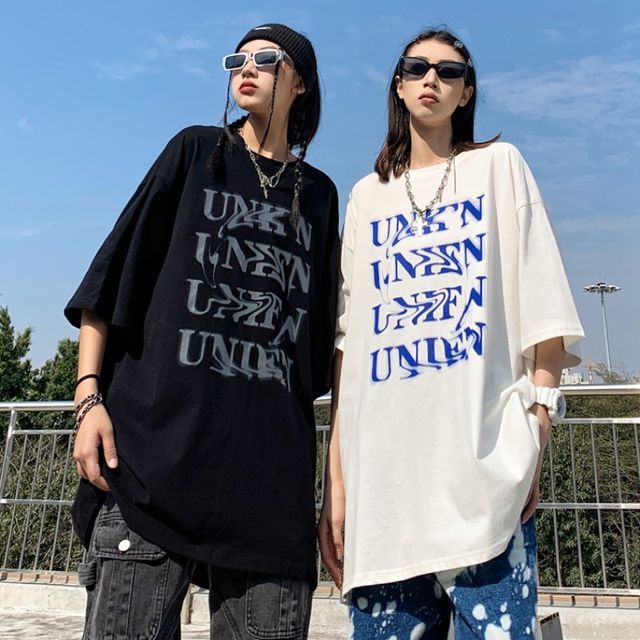 MELLO - Short-Sleeve Lettering T-Shirt | YesStyle