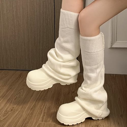 Plain white clearance boots