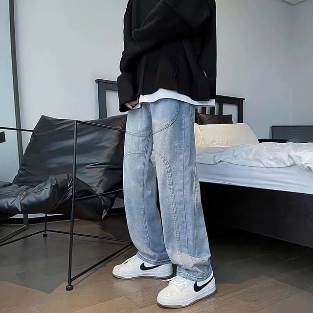 Ateso-Low Rise Loose Fit Jeans