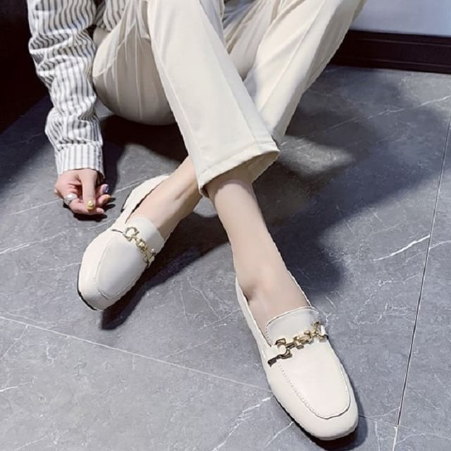 Gordong-Low Heel Horsebit Loafers