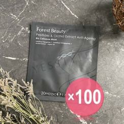 Forest Beauty - Peptides & Orchid Extract Anti-Ageing Bio Cellulose Mask (x100) (Bulk Box)