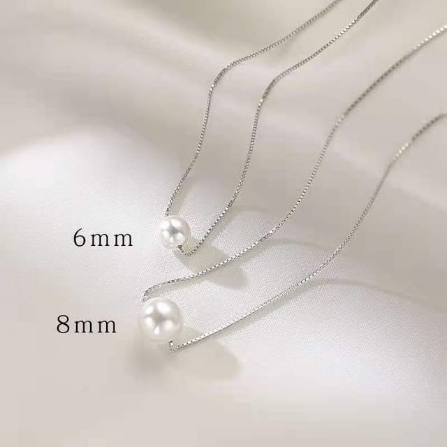 Seirios-Faux Pearl Necklace