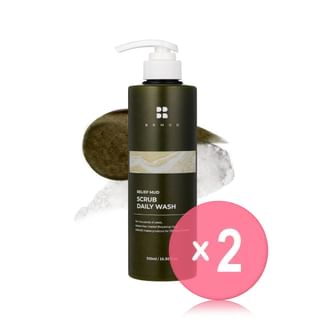 BRMUD - Relief Mud Scrub Daily Wash 2pcs Bundle Set