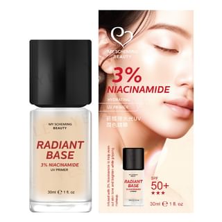 My Scheming - Radiant Base 3% Niacinamide UV Primer SPF 50+ PA+++ Beige