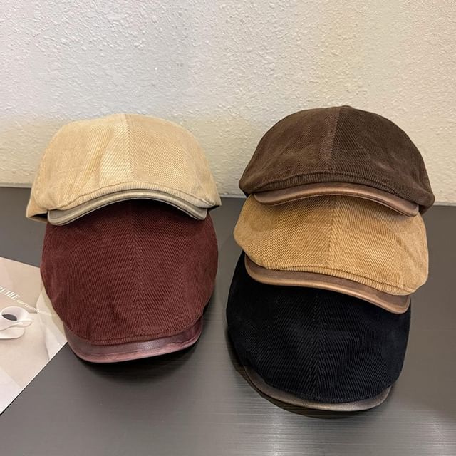 TAAK-Corduroy Flat Cap