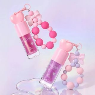 HANDAIYAN - Shine Lip Gloss With Beaded Bracelet - 4 Colors