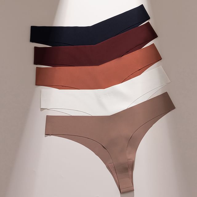 Faiar-Plain Seamless Thong
