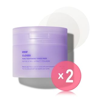 FRANKLY - Closer Pore Tightening Toner Pads 2pcs Bundle Set