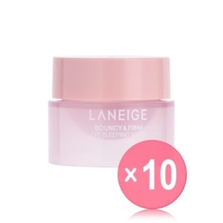 LANEIGE - Bouncy & Firm Eye Sleeping Mask Mini 3g  10pcs Bundle Set