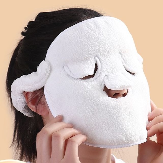 Cutie Pie Reusable Face Towel Mask (various designs) YesStyle