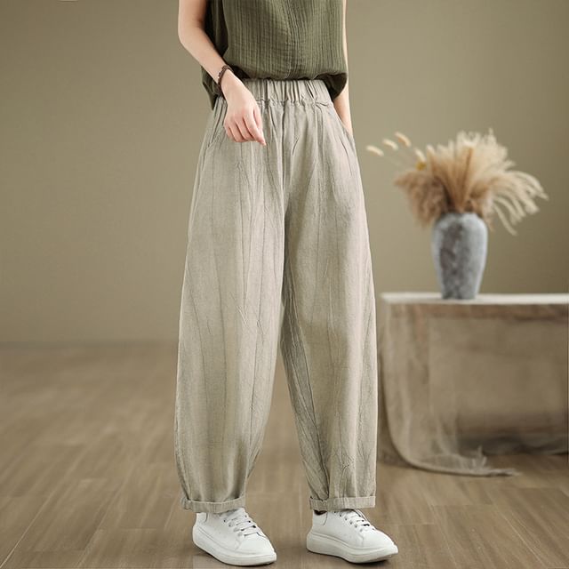 Supernova-High Rise Tie Dye Harem Pants