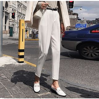 MAVIS - Cropped Dress Pants (have belt 