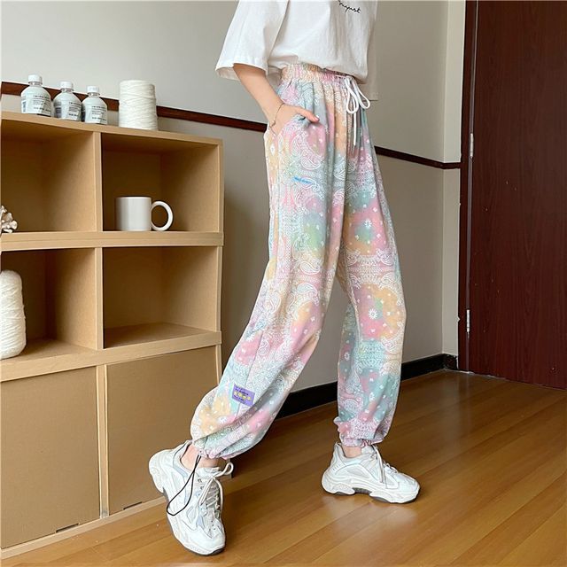 Racoon - Paisley Print Harem Pants 