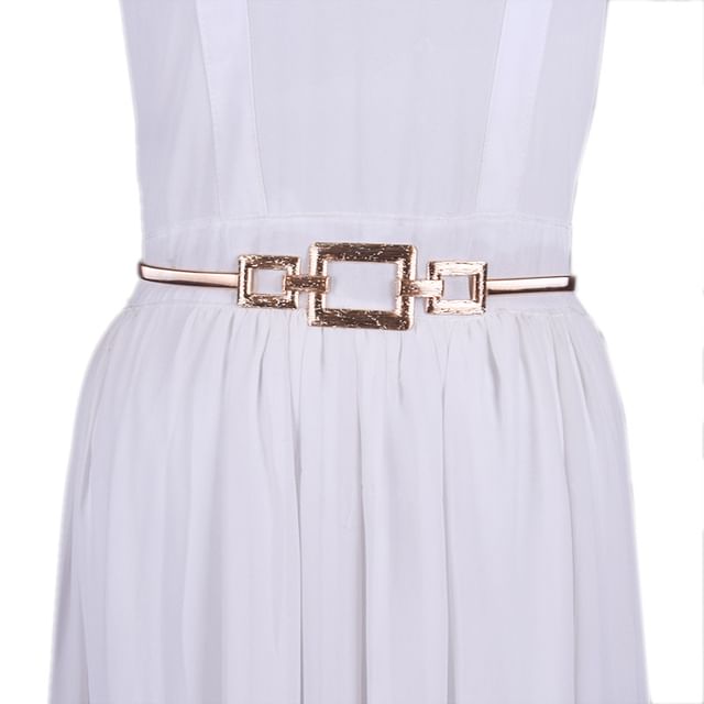 Poyol-Rectangle Alloy Waist Chain