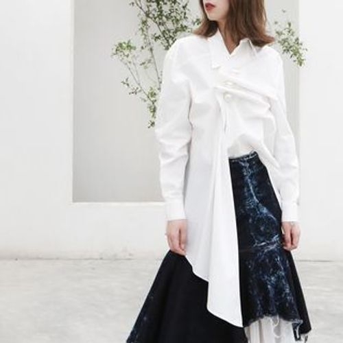 Ultra Modern - Asymmetric Shirt | YesStyle