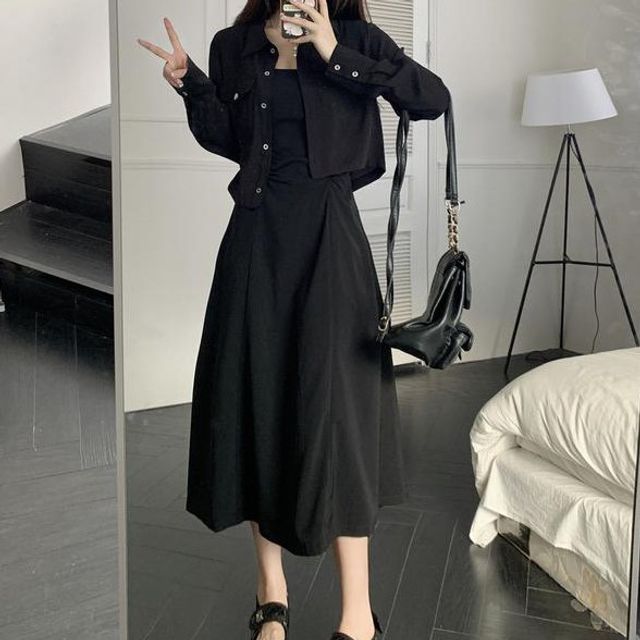 chinese dress ladies 2 Pieces A-Line/Princess V-Neck Chiffon Mother of The Bride Dresses with Jacket Sequins Ankle-Length Long Sleeves, Champagne main image 0
