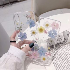 Vachie - Floral Phone Case - iPhone 6 / 6s / 6 Plus / 6S Plus / 7 / 7 Plus / 8 / 8 Plus / X / XR / XS / XS MAX Vachie - Floral Phone Case - iPhone 6 / 6s / 6 Plus / 6S Plus / 7 / 7 Plus / 8 / 8 Plus / X / XR / XS / XS MAX