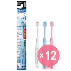 EBISU - Sanrio Cinnamoroll Kids Toothbrush For Over 6 Years Old (x12) (Bulk Box)