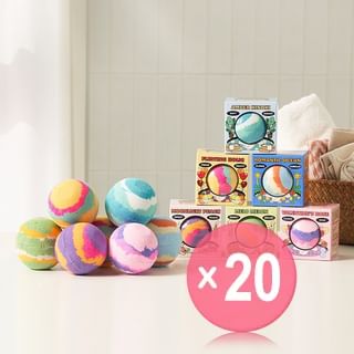 plu - Bubble Bath Bomb - 3 Types (x20) (Bulk Box)