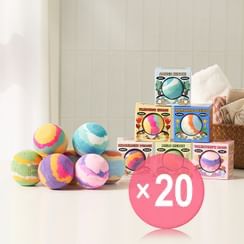 plu - Bubble Bath Bomb - 3 Types (x20) (Bulk Box)