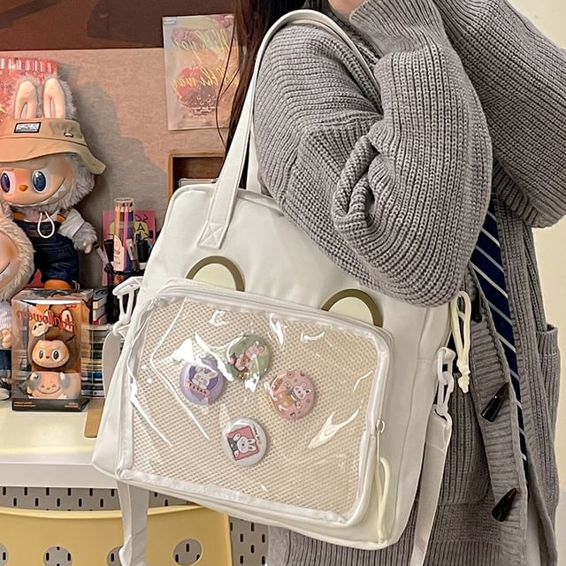 TangTangBags-PVC Nylon Tote Bag