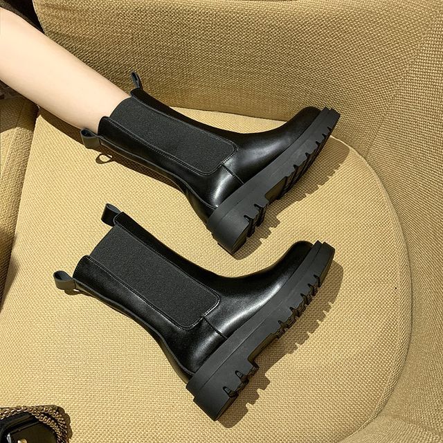 Anjay-Platform Chelsea Boots