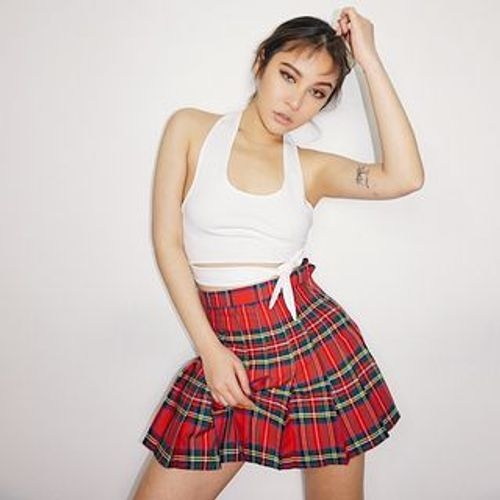 Colada plaid 2025 mini skirt