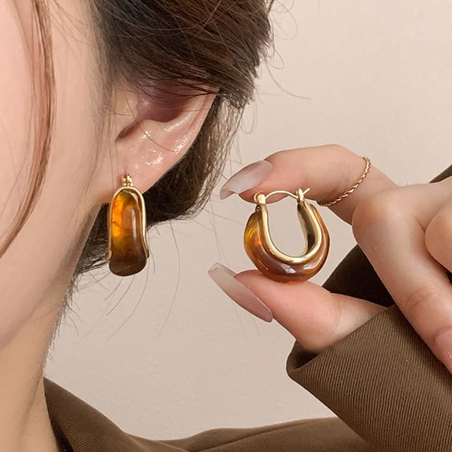 Wandoli-Acrylic Stud Earring Huggie Earring Various Designs
