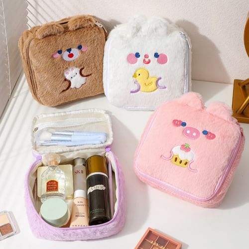 Hearthpi Fluffy Cartoon Sanitary Pouch YesStyle