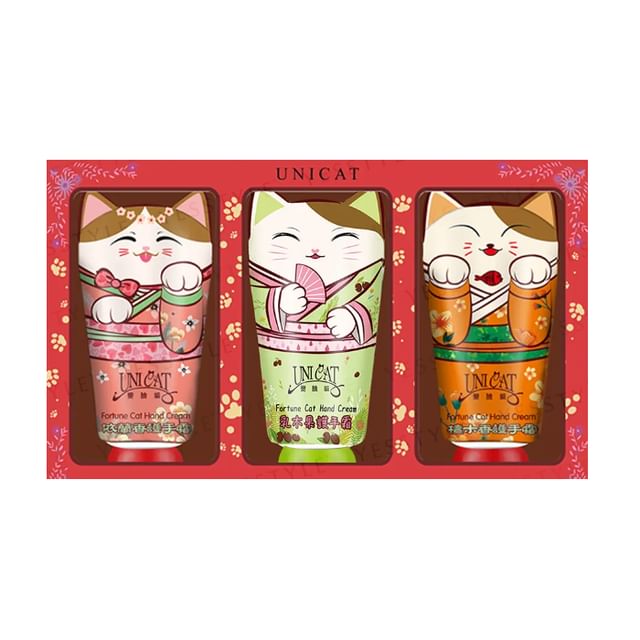 UNICAT-Fortune Cat Hand Cream Trio Gift Set - Handcrèmeset-40ml X 3