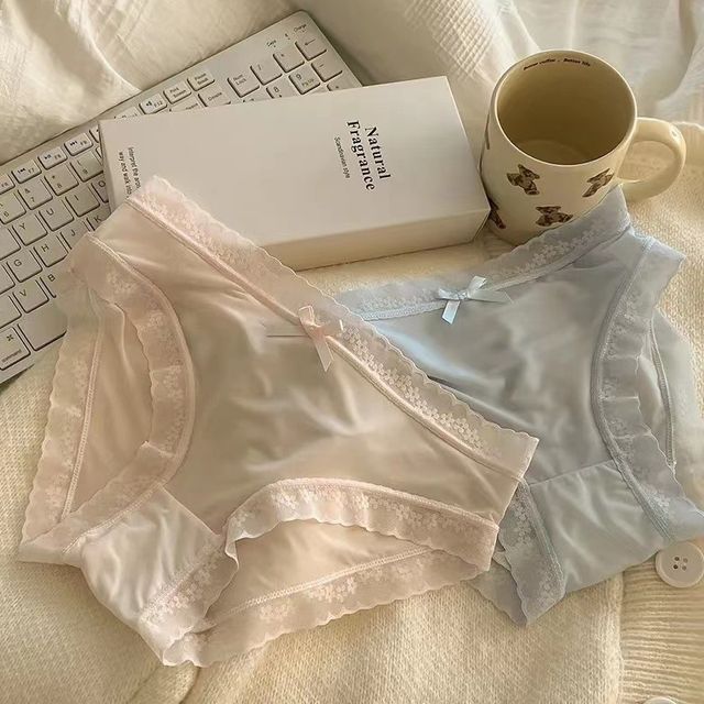 Wildery-Lace Trim Panties