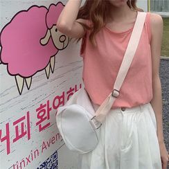 Sisyphi - Plain Sleeveless T-Shirt Sisyphi - Plain Sleeveless T-Shirt