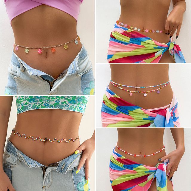 Seirios-Bead Waist Chain Belt Various Designs