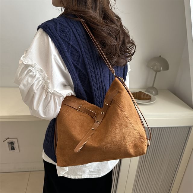 Mulgam-Plain Buckled Backpack