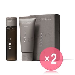 ACRO - THREE Essential Scents Shampoo & Treatment Trial Kit S 2pcs Bundle Set