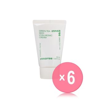 innisfree - Green Tea Seed Hyaluronic Cream Tube (x6) (Bulk Box)