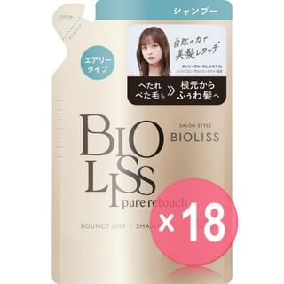 Kose - Bioliss Pure Retouch Bouncy Airy Shampoo (x18) (Bulk Box)