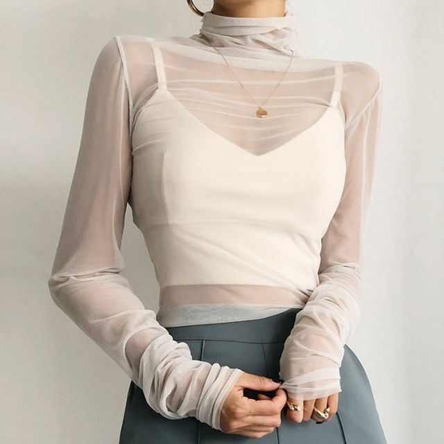 plain mesh top