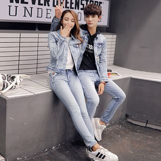 couple jean jacket